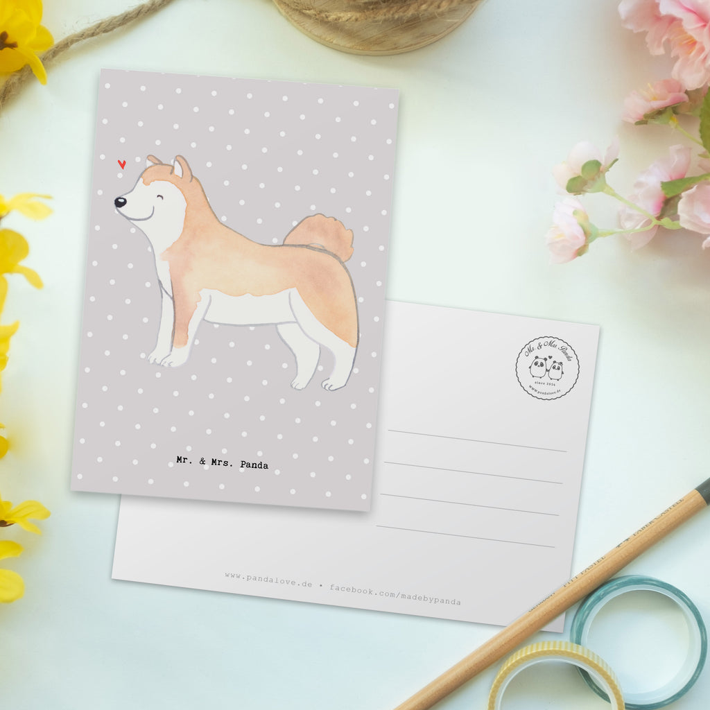 Postkarte Akita Inu Moment Geschenkkarte, Grußkarte, Karte, Einladung, Ansichtskarte, Geburtstagskarte, Einladungskarte, Dankeskarte, Hund, Hunderasse, Rassehund, Hundebesitzer, Geschenk, Tierfreund, Schenken, Welpe, Akita Ken, Japanischer Akita, Akita-Inu, Akita Inu