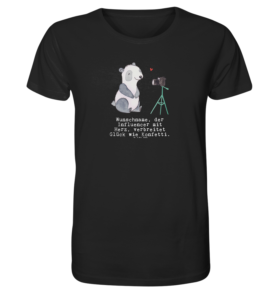 Personalisiertes Shirt Herren Influencer mit Herz T-Shirt, Shirt, Tshirt, Lustiges T-Shirt, T-Shirt mit Spruch, Party, Junggesellenabschied, Jubiläum, Geburstag, Herrn, Damen, Männer, Frauen, Schlafshirt, Nachthemd, Sprüche, Beruf, Ausbildung, Abschied, Rente, Kollege, Kollegin, Geschenk, Schenken, Arbeitskollege, Mitarbeiter, Firma, Danke, Dankeschön