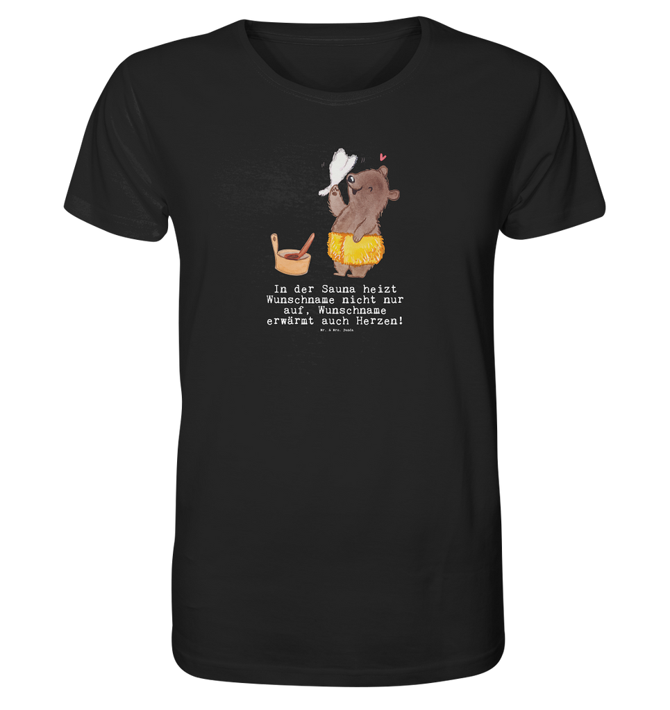 Personalisiertes Shirt Herren Saunameister mit Herz T-Shirt, Shirt, Tshirt, Lustiges T-Shirt, T-Shirt mit Spruch, Party, Junggesellenabschied, Jubiläum, Geburstag, Herrn, Damen, Männer, Frauen, Schlafshirt, Nachthemd, Sprüche, Beruf, Ausbildung, Abschied, Rente, Kollege, Kollegin, Geschenk, Schenken, Arbeitskollege, Mitarbeiter, Firma, Danke, Dankeschön