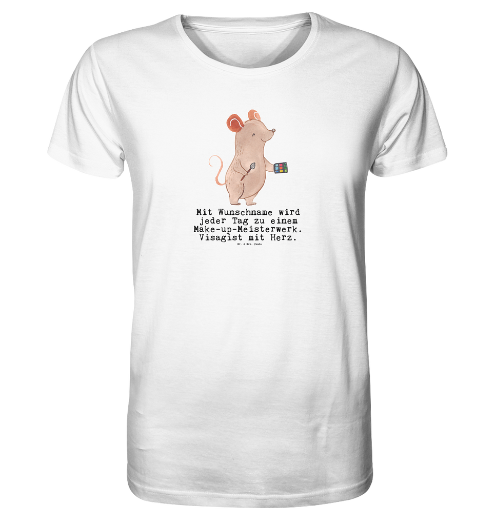 Personalisiertes Shirt Herren Visagist mit Herz T-Shirt, Shirt, Tshirt, Lustiges T-Shirt, T-Shirt mit Spruch, Party, Junggesellenabschied, Jubiläum, Geburstag, Herrn, Damen, Männer, Frauen, Schlafshirt, Nachthemd, Sprüche, Beruf, Ausbildung, Abschied, Rente, Kollege, Kollegin, Geschenk, Schenken, Arbeitskollege, Mitarbeiter, Firma, Danke, Dankeschön, Kosmetiker, Make Up Artist, Maskenbildner, Visagist, Beauty Salon, Kosmetikstudio, Eröffnung