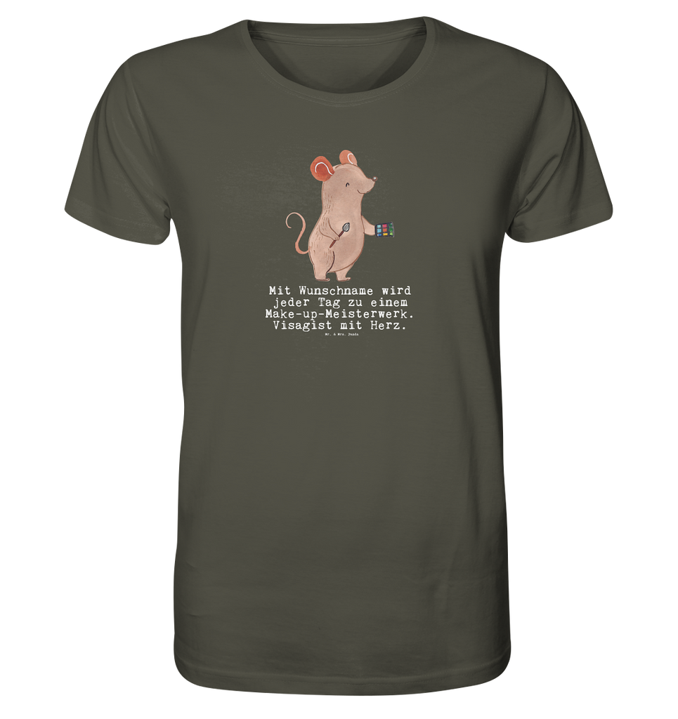 Personalisiertes Shirt Herren Visagist mit Herz T-Shirt, Shirt, Tshirt, Lustiges T-Shirt, T-Shirt mit Spruch, Party, Junggesellenabschied, Jubiläum, Geburstag, Herrn, Damen, Männer, Frauen, Schlafshirt, Nachthemd, Sprüche, Beruf, Ausbildung, Abschied, Rente, Kollege, Kollegin, Geschenk, Schenken, Arbeitskollege, Mitarbeiter, Firma, Danke, Dankeschön, Kosmetiker, Make Up Artist, Maskenbildner, Visagist, Beauty Salon, Kosmetikstudio, Eröffnung