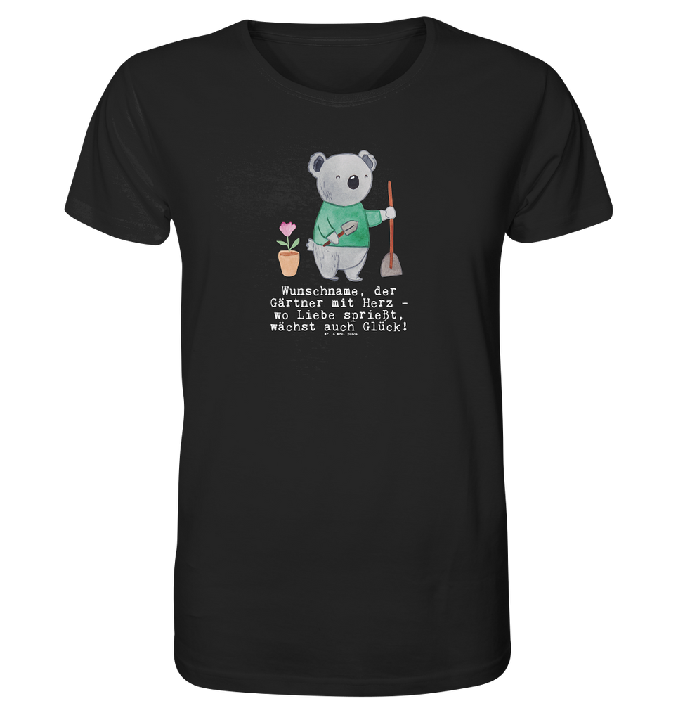 Personalisiertes Shirt Herren Gärtner mit Herz T-Shirt, Shirt, Tshirt, Lustiges T-Shirt, T-Shirt mit Spruch, Party, Junggesellenabschied, Jubiläum, Geburstag, Herrn, Damen, Männer, Frauen, Schlafshirt, Nachthemd, Sprüche, Beruf, Ausbildung, Abschied, Rente, Kollege, Kollegin, Geschenk, Schenken, Arbeitskollege, Mitarbeiter, Firma, Danke, Dankeschön, Gärtner, Gartenplaner, Gärtnerei, Gartenbau, Hobbygärtner, Garten- und Landschaftsbauer