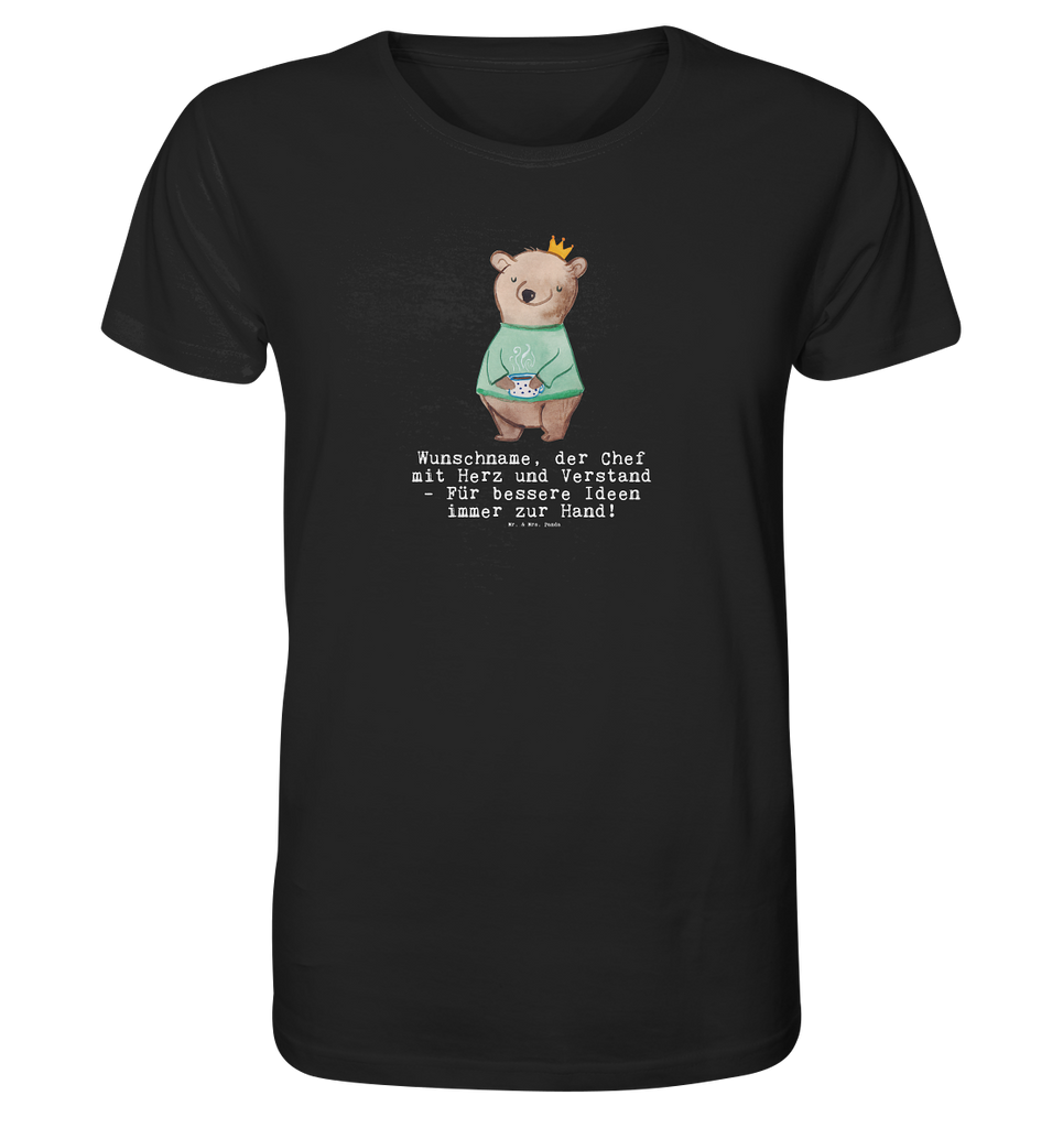 Personalisiertes Shirt Herren Chef mit Herz T-Shirt, Shirt, Tshirt, Lustiges T-Shirt, T-Shirt mit Spruch, Party, Junggesellenabschied, Jubiläum, Geburstag, Herrn, Damen, Männer, Frauen, Schlafshirt, Nachthemd, Sprüche, Beruf, Ausbildung, Abschied, Rente, Kollege, Kollegin, Geschenk, Schenken, Arbeitskollege, Mitarbeiter, Firma, Danke, Dankeschön, CEO, Chef, Führungskraft, Geschäftsinhaber, Firmeninhaber, Unternehmensinhaber, Direktor, Leiter