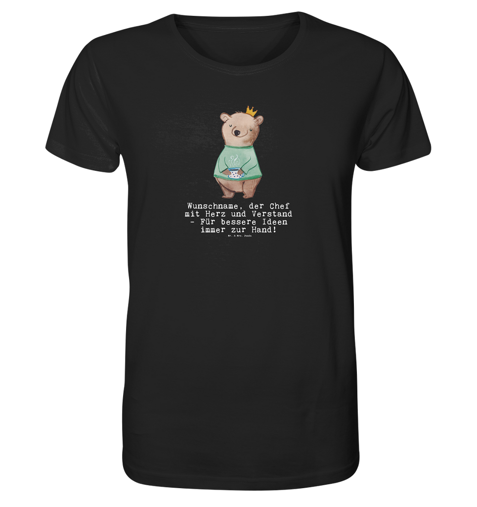 Personalisiertes Shirt Herren Chef mit Herz T-Shirt, Shirt, Tshirt, Lustiges T-Shirt, T-Shirt mit Spruch, Party, Junggesellenabschied, Jubiläum, Geburstag, Herrn, Damen, Männer, Frauen, Schlafshirt, Nachthemd, Sprüche, Beruf, Ausbildung, Abschied, Rente, Kollege, Kollegin, Geschenk, Schenken, Arbeitskollege, Mitarbeiter, Firma, Danke, Dankeschön, CEO, Chef, Führungskraft, Geschäftsinhaber, Firmeninhaber, Unternehmensinhaber, Direktor, Leiter