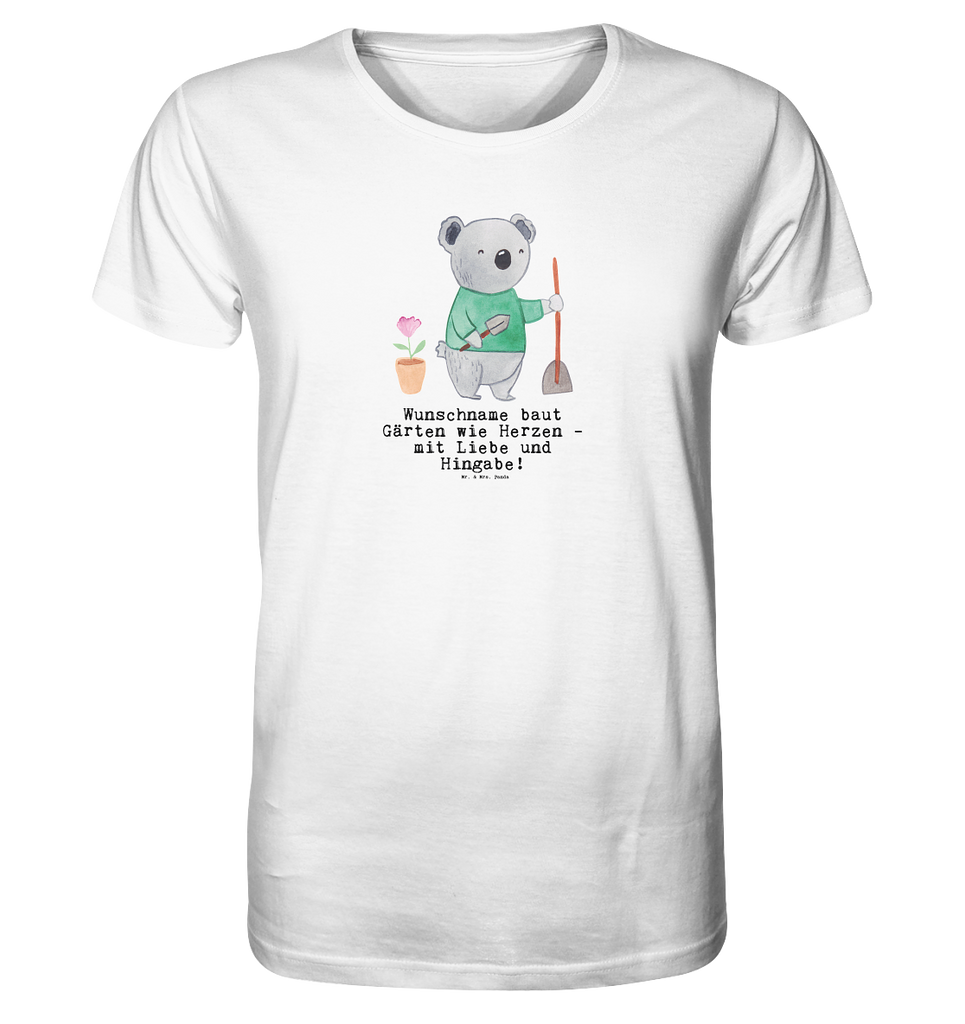 Personalisiertes Shirt Herren Garten- und Landschaftsbauer mit Herz T-Shirt, Shirt, Tshirt, Lustiges T-Shirt, T-Shirt mit Spruch, Party, Junggesellenabschied, Jubiläum, Geburstag, Herrn, Damen, Männer, Frauen, Schlafshirt, Nachthemd, Sprüche, Beruf, Ausbildung, Abschied, Rente, Kollege, Kollegin, Geschenk, Schenken, Arbeitskollege, Mitarbeiter, Firma, Danke, Dankeschön, Gärtner, Gartenplaner, Gärtnerei, Gartenbau, Hobbygärtner, Garten- und Landschaftsbauer