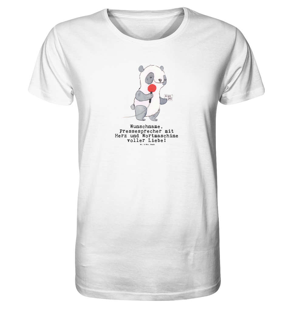 Personalisiertes Shirt Herren Pressesprecher mit Herz T-Shirt, Shirt, Tshirt, Lustiges T-Shirt, T-Shirt mit Spruch, Party, Junggesellenabschied, Jubiläum, Geburstag, Herrn, Damen, Männer, Frauen, Schlafshirt, Nachthemd, Sprüche, Beruf, Ausbildung, Abschied, Rente, Kollege, Kollegin, Geschenk, Schenken, Arbeitskollege, Mitarbeiter, Firma, Danke, Dankeschön