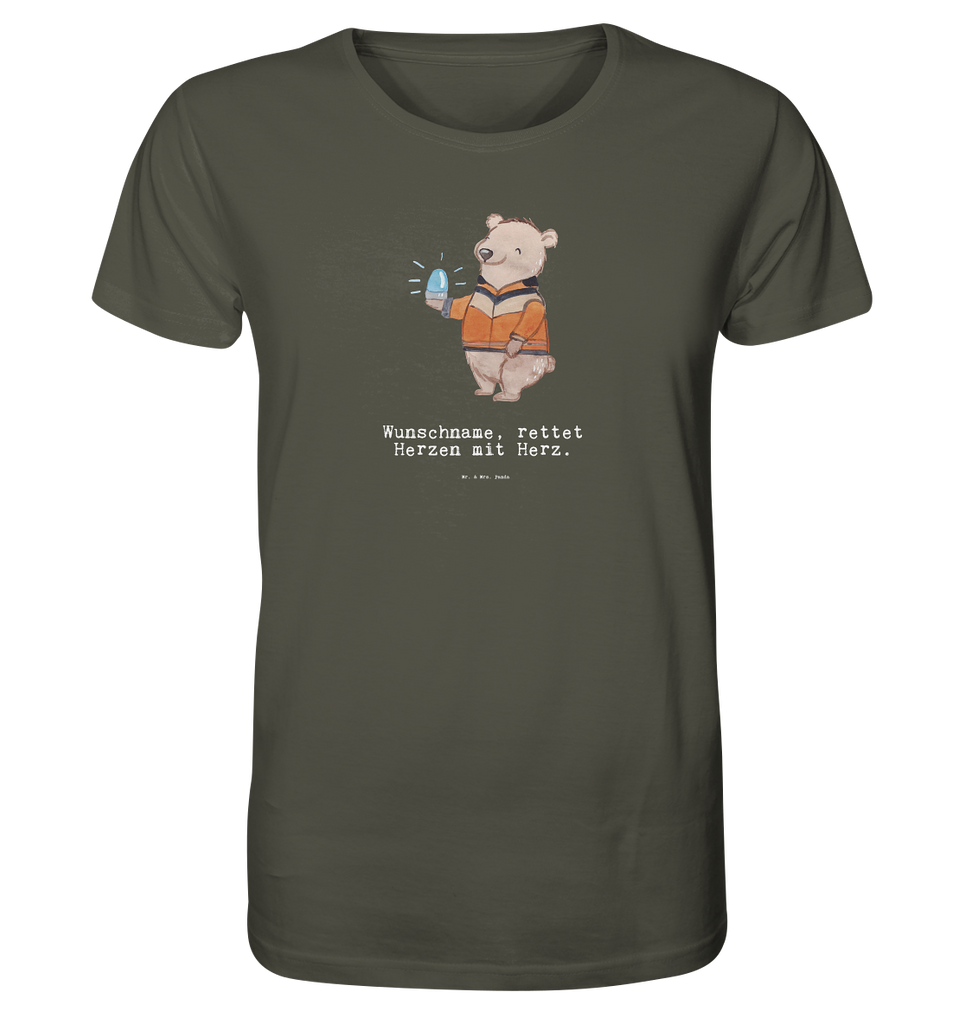 Personalisiertes Shirt Herren Rettungswagenfahrer mit Herz T-Shirt, Shirt, Tshirt, Lustiges T-Shirt, T-Shirt mit Spruch, Party, Junggesellenabschied, Jubiläum, Geburstag, Herrn, Damen, Männer, Frauen, Schlafshirt, Nachthemd, Sprüche, Beruf, Ausbildung, Abschied, Rente, Kollege, Kollegin, Geschenk, Schenken, Arbeitskollege, Mitarbeiter, Firma, Danke, Dankeschön