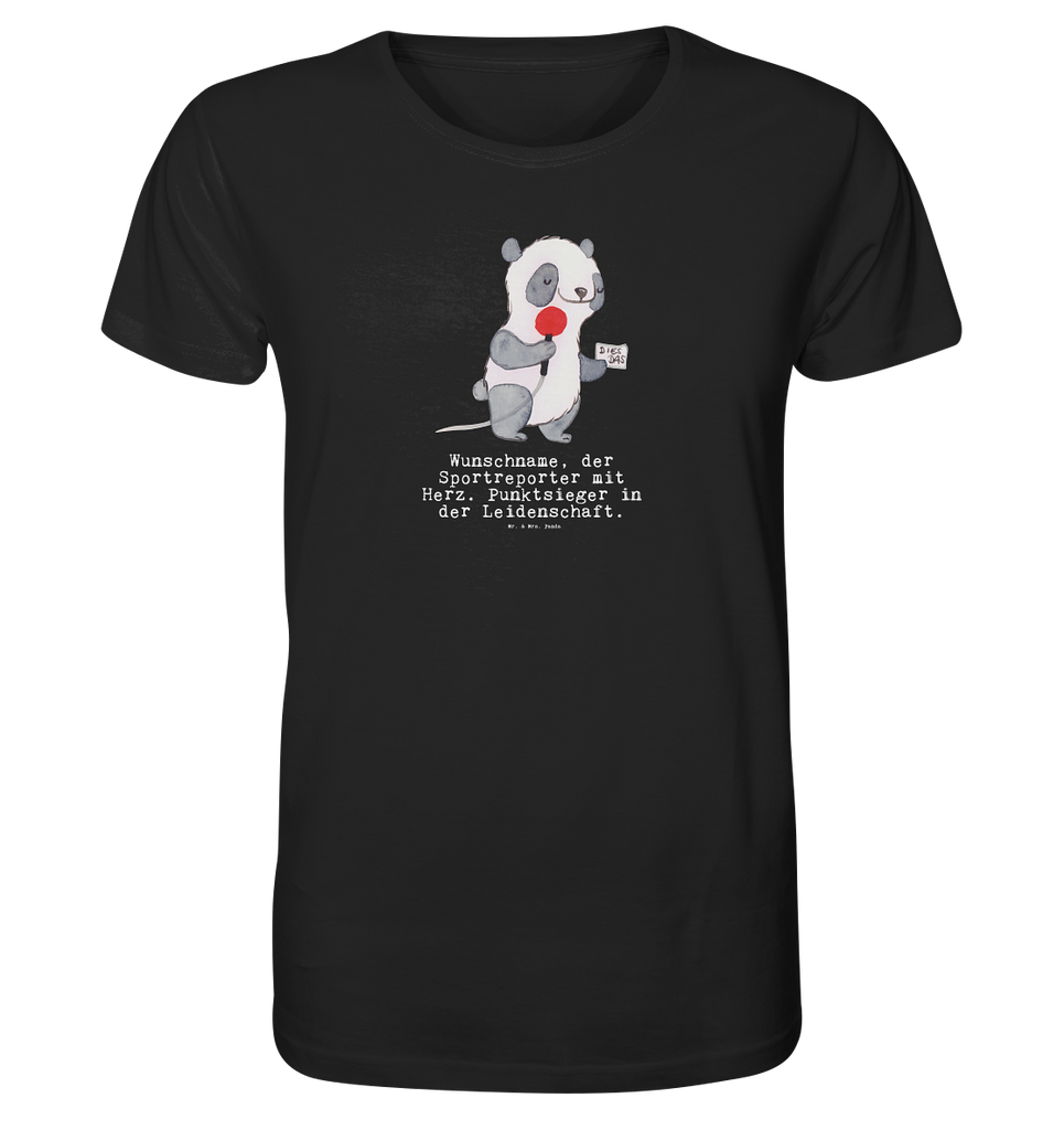 Personalisiertes Shirt Herren Sportreporter mit Herz T-Shirt, Shirt, Tshirt, Lustiges T-Shirt, T-Shirt mit Spruch, Party, Junggesellenabschied, Jubiläum, Geburstag, Herrn, Damen, Männer, Frauen, Schlafshirt, Nachthemd, Sprüche, Beruf, Ausbildung, Abschied, Rente, Kollege, Kollegin, Geschenk, Schenken, Arbeitskollege, Mitarbeiter, Firma, Danke, Dankeschön