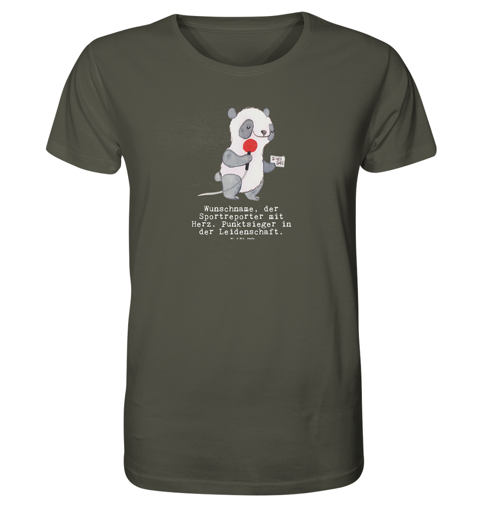 Personalisiertes Shirt Herren Sportreporter mit Herz T-Shirt, Shirt, Tshirt, Lustiges T-Shirt, T-Shirt mit Spruch, Party, Junggesellenabschied, Jubiläum, Geburstag, Herrn, Damen, Männer, Frauen, Schlafshirt, Nachthemd, Sprüche, Beruf, Ausbildung, Abschied, Rente, Kollege, Kollegin, Geschenk, Schenken, Arbeitskollege, Mitarbeiter, Firma, Danke, Dankeschön