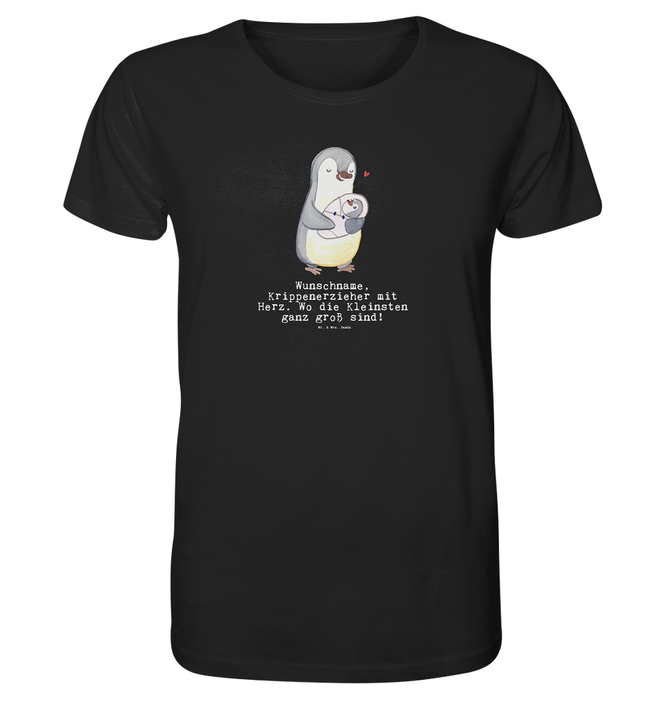 Personalisiertes Shirt Herren Krippenerzieher mit Herz T-Shirt, Shirt, Tshirt, Lustiges T-Shirt, T-Shirt mit Spruch, Party, Junggesellenabschied, Jubiläum, Geburstag, Herrn, Damen, Männer, Frauen, Schlafshirt, Nachthemd, Sprüche, Beruf, Ausbildung, Abschied, Rente, Kollege, Kollegin, Geschenk, Schenken, Arbeitskollege, Mitarbeiter, Firma, Danke, Dankeschön, Krippenerzieher, Kindertagesstätte, KITA, Eröffnung, Erzieher, Pädagoge