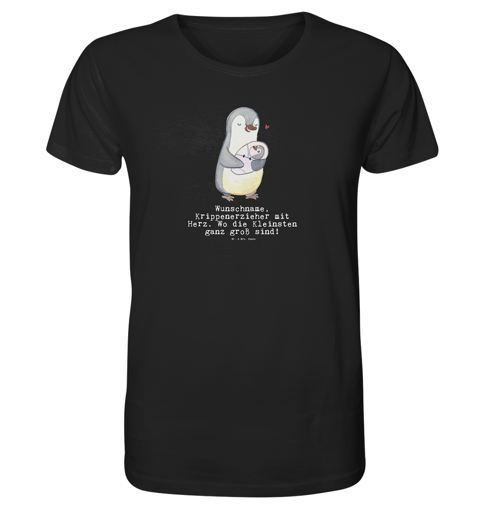 Personalisiertes Shirt Herren Krippenerzieher mit Herz T-Shirt, Shirt, Tshirt, Lustiges T-Shirt, T-Shirt mit Spruch, Party, Junggesellenabschied, Jubiläum, Geburstag, Herrn, Damen, Männer, Frauen, Schlafshirt, Nachthemd, Sprüche, Beruf, Ausbildung, Abschied, Rente, Kollege, Kollegin, Geschenk, Schenken, Arbeitskollege, Mitarbeiter, Firma, Danke, Dankeschön, Krippenerzieher, Kindertagesstätte, KITA, Eröffnung, Erzieher, Pädagoge