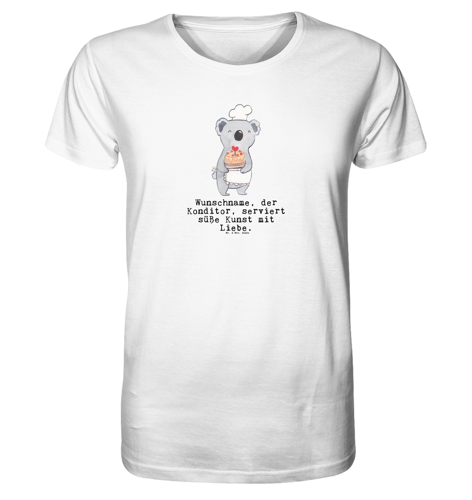 Personalisiertes Shirt Herren Konditor mit Herz T-Shirt, Shirt, Tshirt, Lustiges T-Shirt, T-Shirt mit Spruch, Party, Junggesellenabschied, Jubiläum, Geburstag, Herrn, Damen, Männer, Frauen, Schlafshirt, Nachthemd, Sprüche, Beruf, Ausbildung, Abschied, Rente, Kollege, Kollegin, Geschenk, Schenken, Arbeitskollege, Mitarbeiter, Firma, Danke, Dankeschön, Konditor, Kuchenbäcker, Patissier, Confiseur, Bäcker