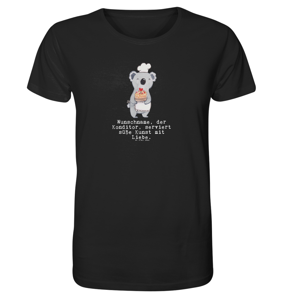 Personalisiertes Shirt Herren Konditor mit Herz T-Shirt, Shirt, Tshirt, Lustiges T-Shirt, T-Shirt mit Spruch, Party, Junggesellenabschied, Jubiläum, Geburstag, Herrn, Damen, Männer, Frauen, Schlafshirt, Nachthemd, Sprüche, Beruf, Ausbildung, Abschied, Rente, Kollege, Kollegin, Geschenk, Schenken, Arbeitskollege, Mitarbeiter, Firma, Danke, Dankeschön, Konditor, Kuchenbäcker, Patissier, Confiseur, Bäcker