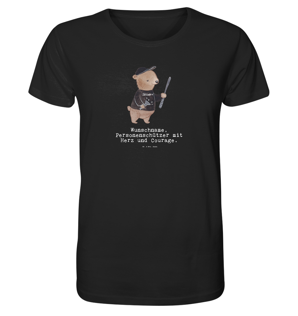 Personalisiertes Shirt Herren Personenschützer mit Herz T-Shirt, Shirt, Tshirt, Lustiges T-Shirt, T-Shirt mit Spruch, Party, Junggesellenabschied, Jubiläum, Geburstag, Herrn, Damen, Männer, Frauen, Schlafshirt, Nachthemd, Sprüche, Beruf, Ausbildung, Abschied, Rente, Kollege, Kollegin, Geschenk, Schenken, Arbeitskollege, Mitarbeiter, Firma, Danke, Dankeschön, Bodyguard, Personenschützer
