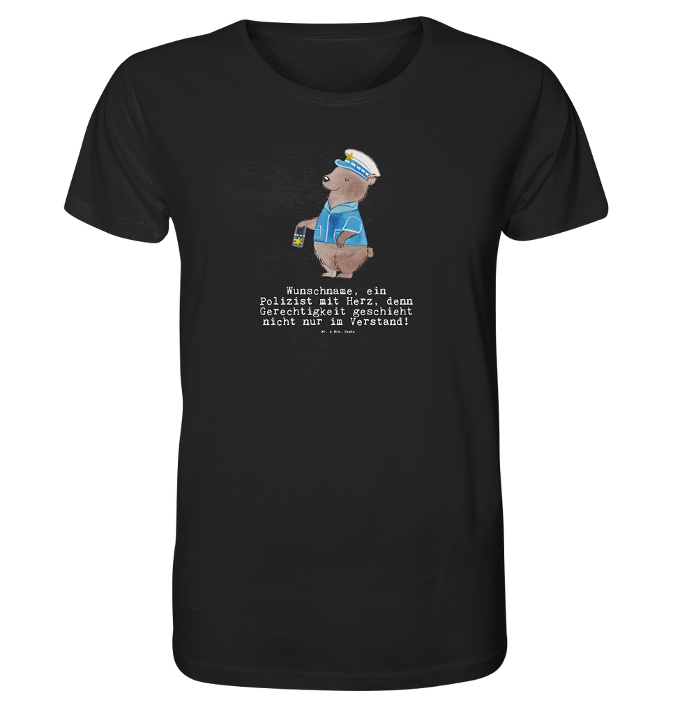 Personalisiertes Shirt Herren Polizeivollzugsbeamter mit Herz T-Shirt, Shirt, Tshirt, Lustiges T-Shirt, T-Shirt mit Spruch, Party, Junggesellenabschied, Jubiläum, Geburstag, Herrn, Damen, Männer, Frauen, Schlafshirt, Nachthemd, Sprüche, Beruf, Ausbildung, Abschied, Rente, Kollege, Kollegin, Geschenk, Schenken, Arbeitskollege, Mitarbeiter, Firma, Danke, Dankeschön, Polizeivollzugsbeamter, Polizist, Polizei