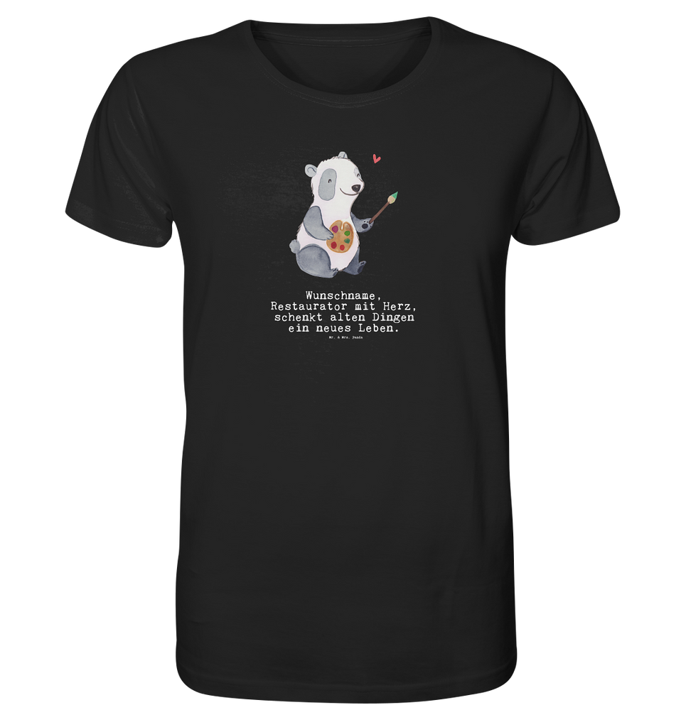 Personalisiertes Shirt Herren Restaurator mit Herz T-Shirt, Shirt, Tshirt, Lustiges T-Shirt, T-Shirt mit Spruch, Party, Junggesellenabschied, Jubiläum, Geburstag, Herrn, Damen, Männer, Frauen, Schlafshirt, Nachthemd, Sprüche, Beruf, Ausbildung, Abschied, Rente, Kollege, Kollegin, Geschenk, Schenken, Arbeitskollege, Mitarbeiter, Firma, Danke, Dankeschön