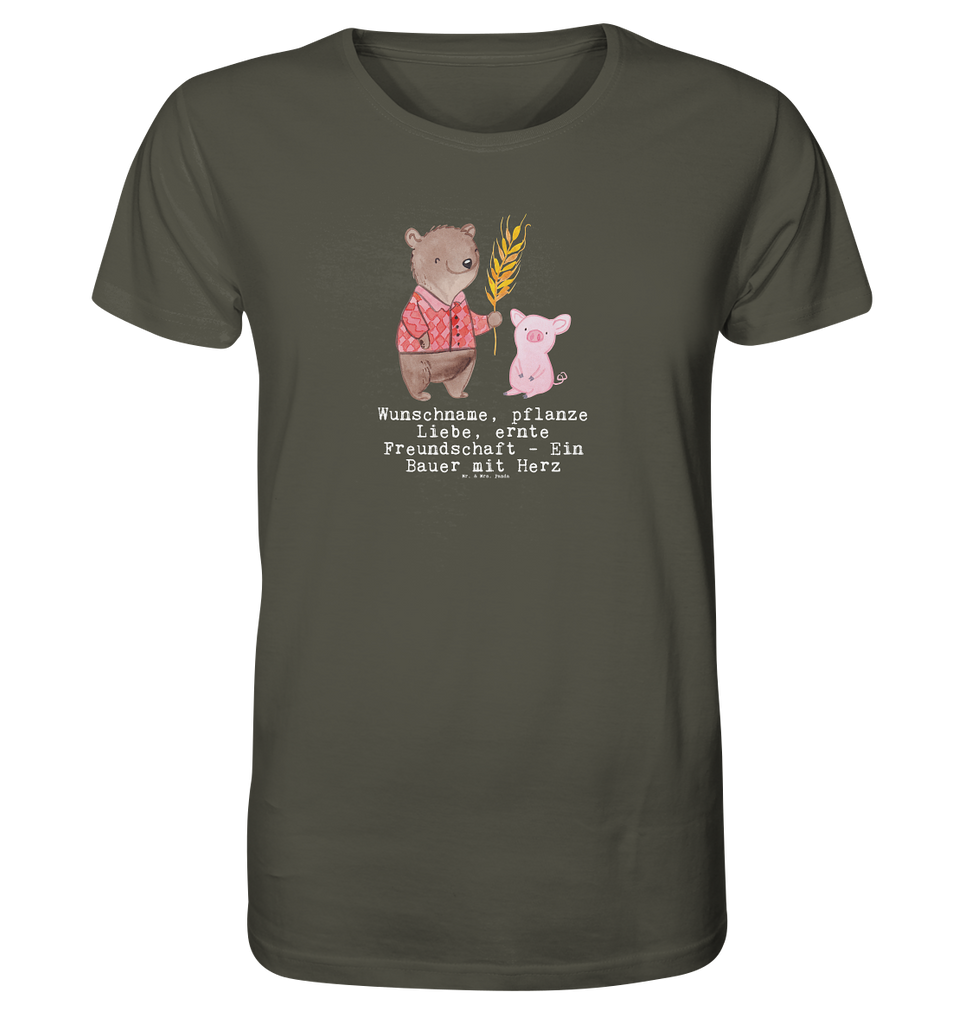 Personalisiertes Shirt Herren Bauer mit Herz T-Shirt, Shirt, Tshirt, Lustiges T-Shirt, T-Shirt mit Spruch, Party, Junggesellenabschied, Jubiläum, Geburstag, Herrn, Damen, Männer, Frauen, Schlafshirt, Nachthemd, Sprüche, Beruf, Ausbildung, Abschied, Rente, Kollege, Kollegin, Geschenk, Schenken, Arbeitskollege, Mitarbeiter, Firma, Danke, Dankeschön, Landwirt; Bauer, Tierwirt, Agronom, Farmer, Bauernhof