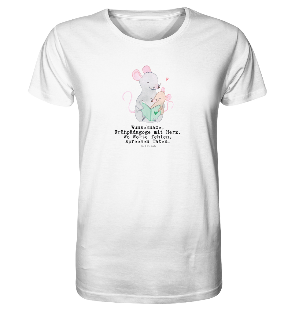Personalisiertes Shirt Herren Frühpädagoge mit Herz T-Shirt, Shirt, Tshirt, Lustiges T-Shirt, T-Shirt mit Spruch, Party, Junggesellenabschied, Jubiläum, Geburstag, Herrn, Damen, Männer, Frauen, Schlafshirt, Nachthemd, Sprüche, Beruf, Ausbildung, Abschied, Rente, Kollege, Kollegin, Geschenk, Schenken, Arbeitskollege, Mitarbeiter, Firma, Danke, Dankeschön, Frühpädagoge, Frühpädagogik, Studium
