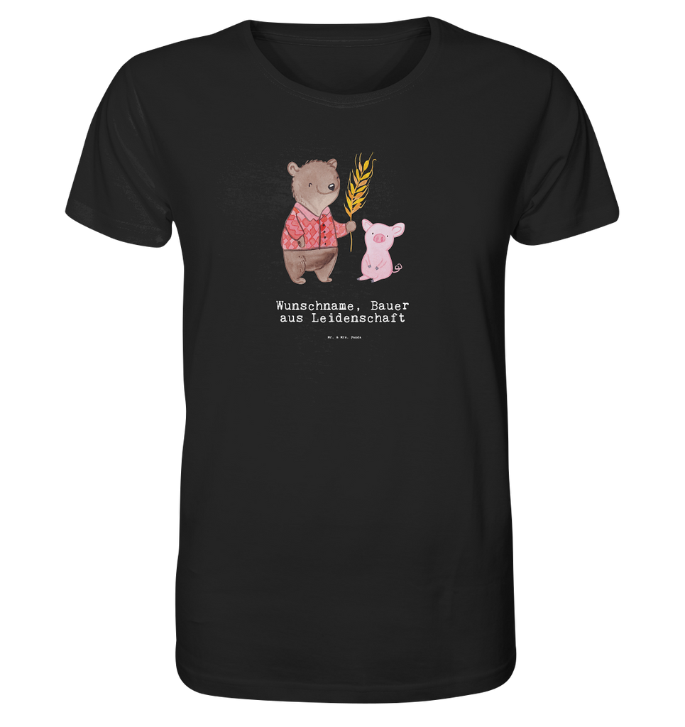 Personalisiertes Shirt Herren Bauer aus Leidenschaft T-Shirt, Shirt, Tshirt, Lustiges T-Shirt, T-Shirt mit Spruch, Party, Junggesellenabschied, Jubiläum, Geburstag, Herrn, Damen, Männer, Frauen, Schlafshirt, Nachthemd, Sprüche, Beruf, Ausbildung, Abschied, Rente, Kollege, Kollegin, Geschenk, Schenken, Arbeitskollege, Mitarbeiter, Firma, Danke, Dankeschön, Landwirt; Bauer, Tierwirt, Agronom, Farmer, Bauernhof