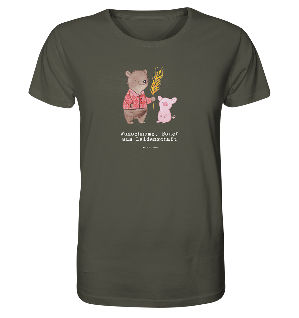 Personalisiertes Shirt Herren Bauer aus Leidenschaft T-Shirt, Shirt, Tshirt, Lustiges T-Shirt, T-Shirt mit Spruch, Party, Junggesellenabschied, Jubiläum, Geburstag, Herrn, Damen, Männer, Frauen, Schlafshirt, Nachthemd, Sprüche, Beruf, Ausbildung, Abschied, Rente, Kollege, Kollegin, Geschenk, Schenken, Arbeitskollege, Mitarbeiter, Firma, Danke, Dankeschön, Landwirt; Bauer, Tierwirt, Agronom, Farmer, Bauernhof