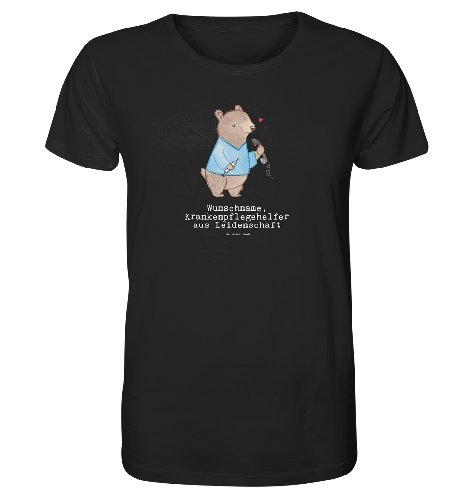 Personalisiertes Shirt Herren Krankenpflegehelfer aus Leidenschaft T-Shirt, Shirt, Tshirt, Lustiges T-Shirt, T-Shirt mit Spruch, Party, Junggesellenabschied, Jubiläum, Geburstag, Herrn, Damen, Männer, Frauen, Schlafshirt, Nachthemd, Sprüche, Beruf, Ausbildung, Abschied, Rente, Kollege, Kollegin, Geschenk, Schenken, Arbeitskollege, Mitarbeiter, Firma, Danke, Dankeschön, Krankenpflegehelfer, Pflegehelfer, Pflegekraft