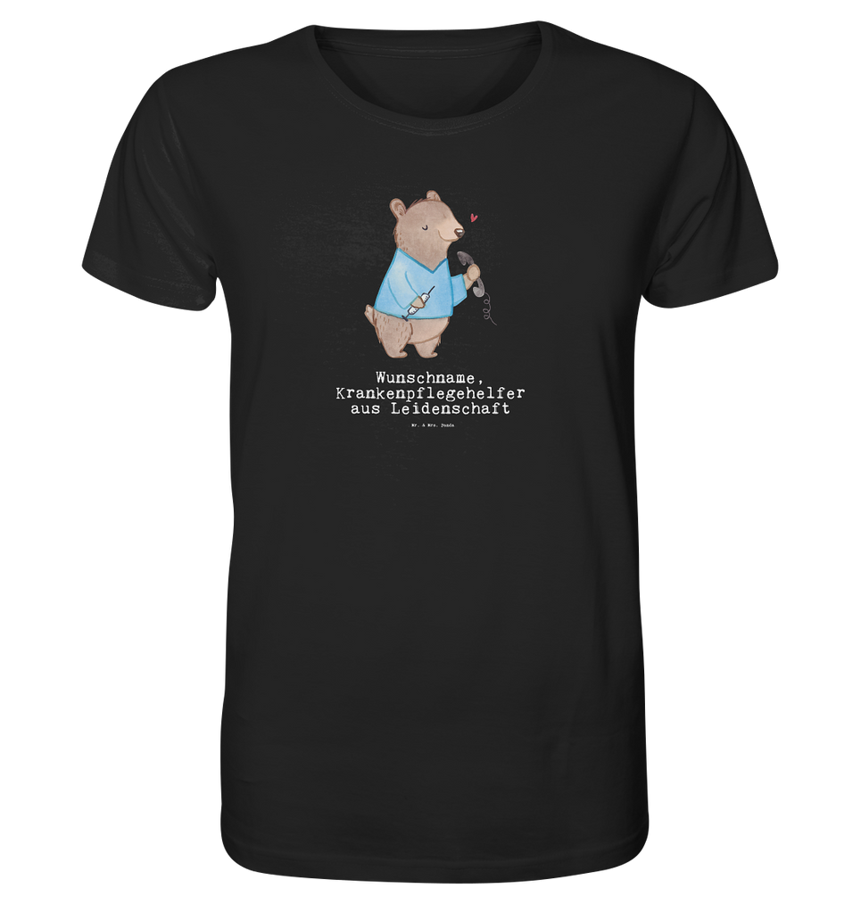 Personalisiertes Shirt Herren Krankenpflegehelfer aus Leidenschaft T-Shirt, Shirt, Tshirt, Lustiges T-Shirt, T-Shirt mit Spruch, Party, Junggesellenabschied, Jubiläum, Geburstag, Herrn, Damen, Männer, Frauen, Schlafshirt, Nachthemd, Sprüche, Beruf, Ausbildung, Abschied, Rente, Kollege, Kollegin, Geschenk, Schenken, Arbeitskollege, Mitarbeiter, Firma, Danke, Dankeschön, Krankenpflegehelfer, Pflegehelfer, Pflegekraft