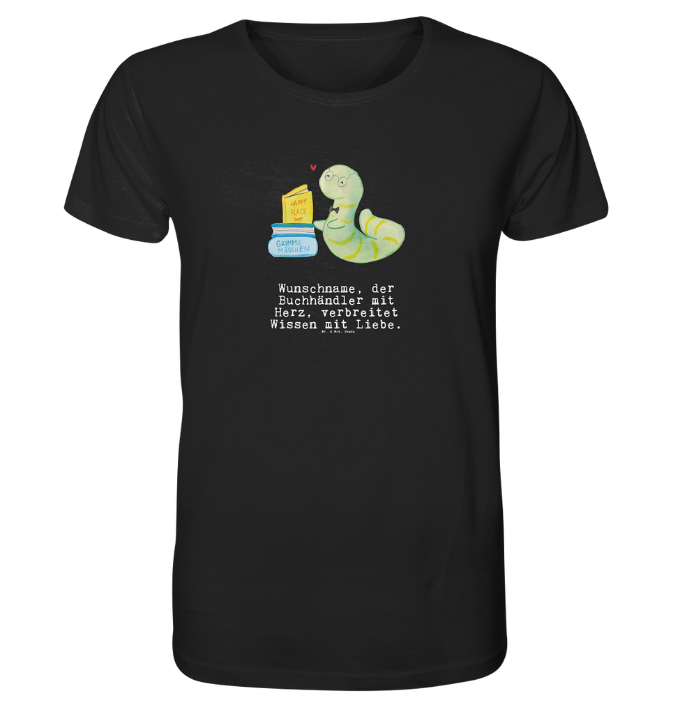 Personalisiertes Shirt Herren Buchhändler mit Herz T-Shirt, Shirt, Tshirt, Lustiges T-Shirt, T-Shirt mit Spruch, Party, Junggesellenabschied, Jubiläum, Geburstag, Herrn, Damen, Männer, Frauen, Schlafshirt, Nachthemd, Sprüche, Beruf, Ausbildung, Abschied, Rente, Kollege, Kollegin, Geschenk, Schenken, Arbeitskollege, Mitarbeiter, Firma, Danke, Dankeschön, Buchhändler, Buchhandlung, Buchverkäufer, Bibliothekar, Bücherwurm