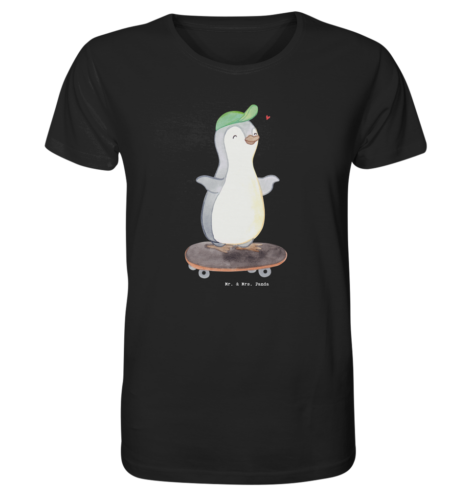 Shirt Herren Pinguin Skateboarden Tage