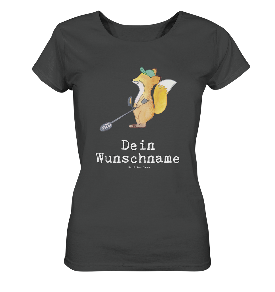 Personalisiertes Shirt Damen Fuchs Metalldetektor Medizin T-Shirt, Shirt, Tshirt, Lustiges T-Shirt, T-Shirt mit Spruch, Party, Junggesellenabschied, Jubiläum, Geburstag, Herrn, Damen, Männer, Frauen, Schlafshirt, Nachthemd, Sprüche, Geschenk, Sport, Sportart, Hobby, Schenken, Danke, Dankeschön, Auszeichnung, Gewinn, Sportler, Metalldetektor, Schatzsuche, Sondengänger, Münzen suchen, sondeln