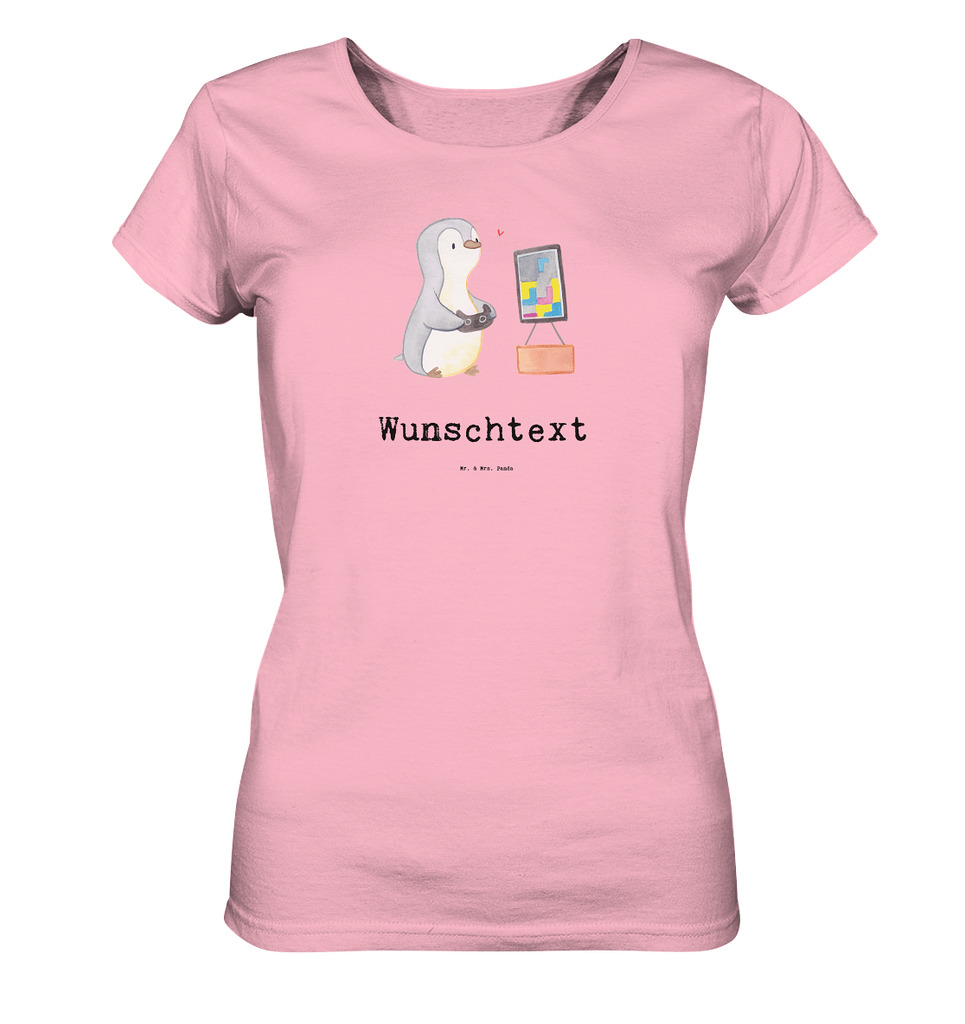 Personalisiertes Shirt Damen Pinguin Zocken Medizin T-Shirt, Shirt, Tshirt, Lustiges T-Shirt, T-Shirt mit Spruch, Party, Junggesellenabschied, Jubiläum, Geburstag, Herrn, Damen, Männer, Frauen, Schlafshirt, Nachthemd, Sprüche, Geschenk, Sport, Sportart, Hobby, Schenken, Danke, Dankeschön, Auszeichnung, Gewinn, Sportler, Zocken, Gaming, Videospiele, Videogames
