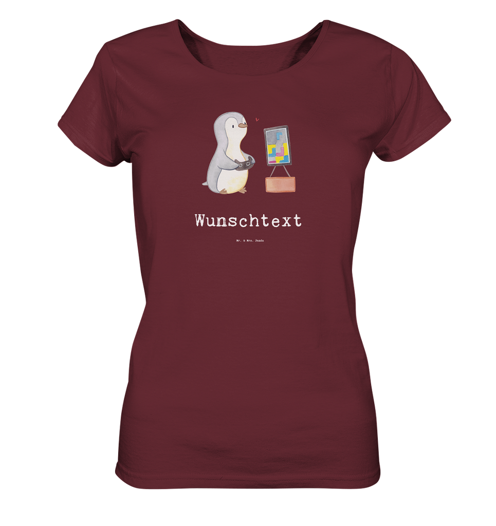 Personalisiertes Shirt Damen Pinguin Zocken Medizin T-Shirt, Shirt, Tshirt, Lustiges T-Shirt, T-Shirt mit Spruch, Party, Junggesellenabschied, Jubiläum, Geburstag, Herrn, Damen, Männer, Frauen, Schlafshirt, Nachthemd, Sprüche, Geschenk, Sport, Sportart, Hobby, Schenken, Danke, Dankeschön, Auszeichnung, Gewinn, Sportler, Zocken, Gaming, Videospiele, Videogames