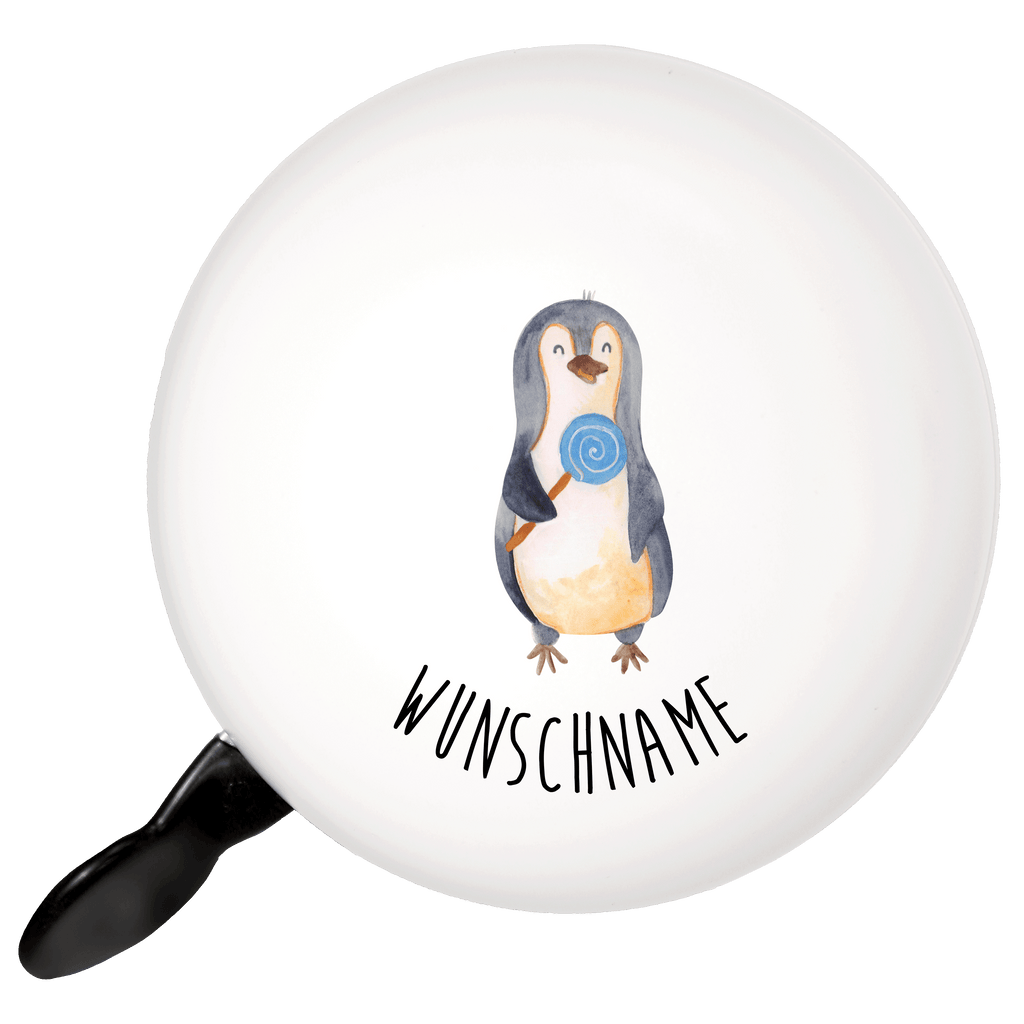 Personalisierte Fahrradklingel Pinguin Lolli Personalisierte Fahrradklingel, Personalisierte Fahrradglocke, Fahrradklingel mit Namen, Fahrradglocke mit Namen, Fahrradklingel selbst gestalten, Fahrradklingel Wunschname, Pinguin, Pinguine, Lolli, Süßigkeiten, Blödsinn, Spruch, Rebell, Gauner, Ganove, Rabauke