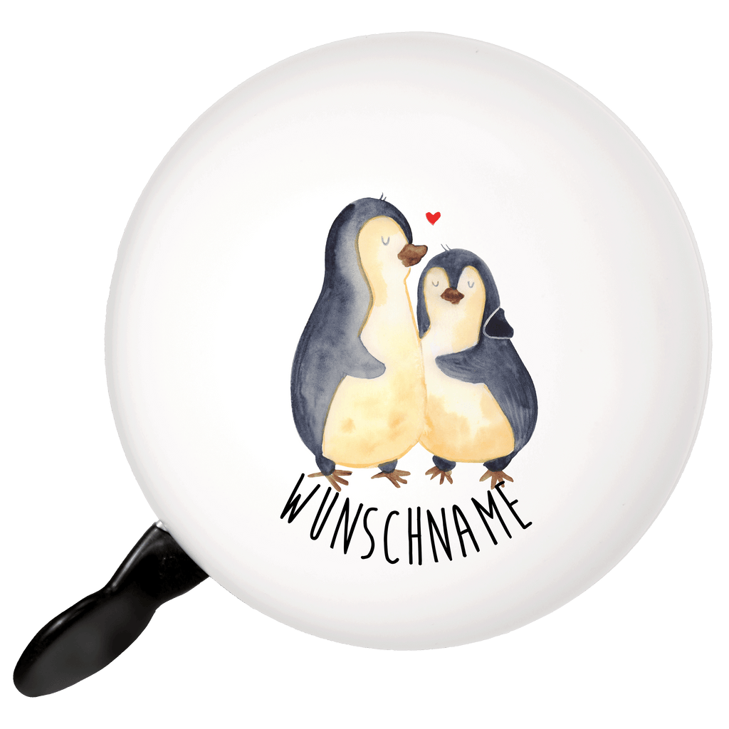 Personalisierte Fahrradklingel Pinguin umarmend Personalisierte Fahrradklingel, Personalisierte Fahrradglocke, Fahrradklingel mit Namen, Fahrradglocke mit Namen, Fahrradklingel selbst gestalten, Fahrradklingel Wunschname, Pinguin, Liebe, Liebespaar, Liebesbeweis, Liebesgeschenk, Verlobung, Jahrestag, Hochzeitstag, Hochzeit, Hochzeitsgeschenk