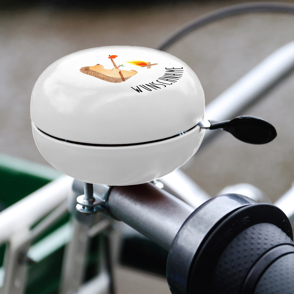 Personalisierte Fahrradklingel Igel grillt Personalisierte Fahrradklingel, Personalisierte Fahrradglocke, Fahrradklingel mit Namen, Fahrradglocke mit Namen, Fahrradklingel selbst gestalten, Fahrradklingel Wunschname, Tiermotive, Gute Laune, lustige Sprüche, Tiere, Igel, Grillen, Ziele, Motivation, arbeitslos, Sinn des Lebens, Spruch