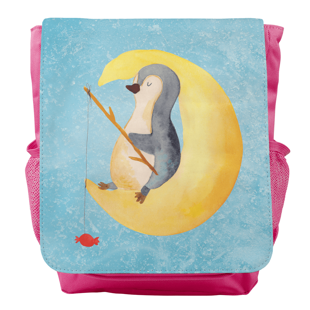 Kinderrucksack Pinguin Mond Kids, Rucksack, Kinderrucksack, Kinder Rucksack, Rucksack Kindergröße, Kleiner Rucksack, Pinguin, Pinguine, Spruch, schlafen, Nachtruhe, Einschlafen, Schlafzimmer, Schlafstörungen, Gästezimmer