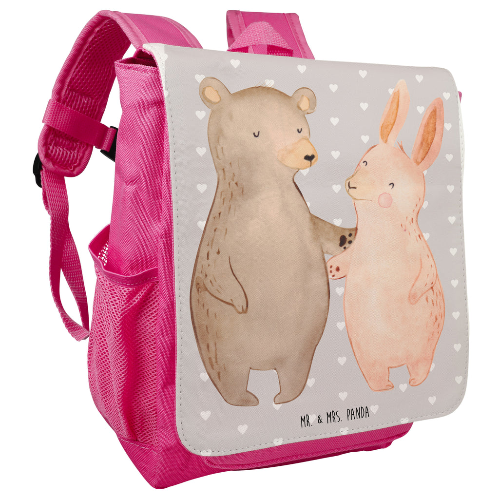 Kinderrucksack Bär Hase Umarmen Kids, Rucksack, Kinderrucksack, Kinder Rucksack, Rucksack Kindergröße, Kleiner Rucksack, Liebe, Partner, Freund, Freundin, Ehemann, Ehefrau, Heiraten, Verlobung, Heiratsantrag, Liebesgeschenk, Jahrestag, Hocheitstag, Freunde, bester Freund, Hase, Bär, Bärchen, best friends