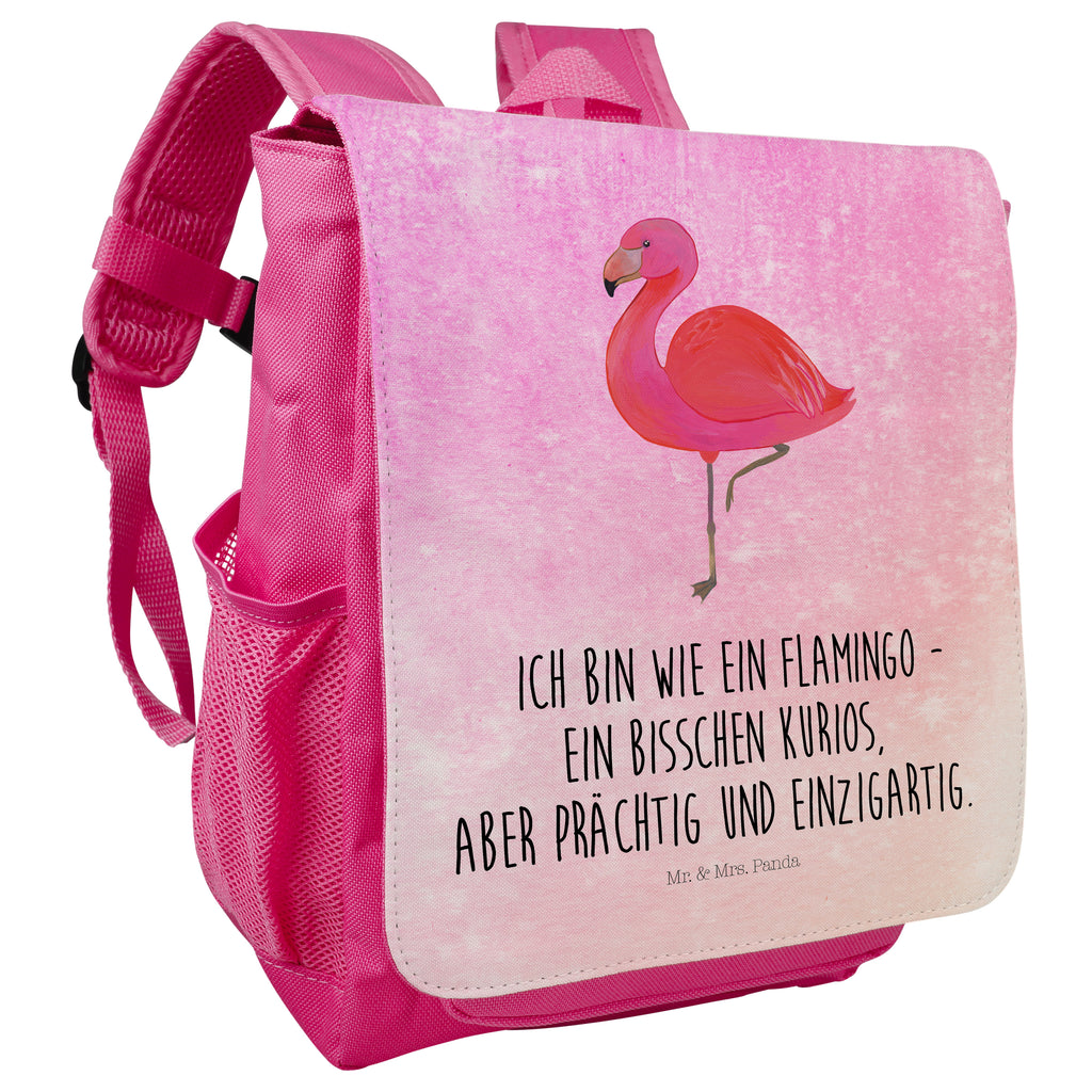 Kinderrucksack Flamingo classic Kids, Rucksack, Kinderrucksack, Kinder Rucksack, Rucksack Kindergröße, Kleiner Rucksack, Flamingo, Einzigartig, Selbstliebe, Stolz, ich, für mich, Spruch, Freundin, Freundinnen, Außenseiter, Sohn, Tochter, Geschwister