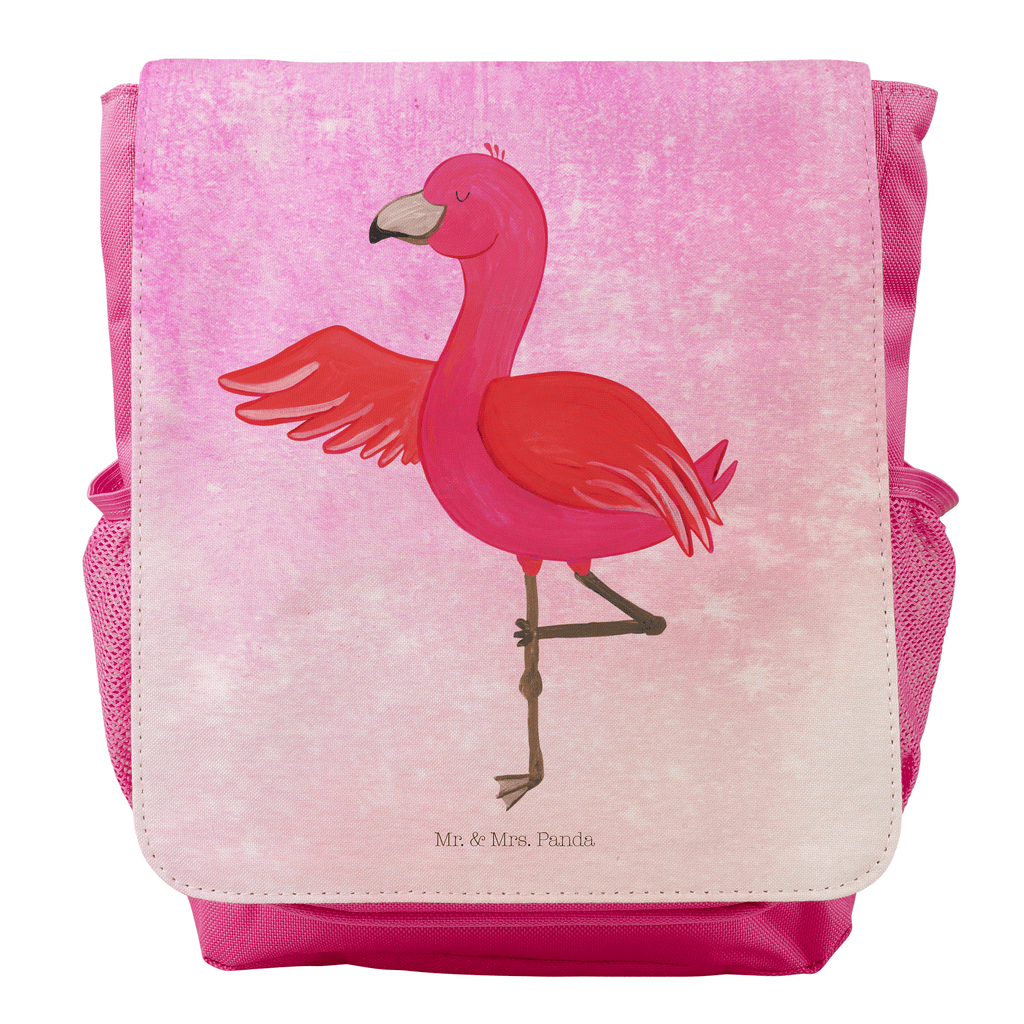 Kinderrucksack Flamingo Yoga Kids, Rucksack, Kinderrucksack, Kinder Rucksack, Rucksack Kindergröße, Kleiner Rucksack, Flamingo, Vogel, Yoga, Namaste, Achtsamkeit, Yoga-Übung, Entspannung, Ärger, Aufregen, Tiefenentspannung