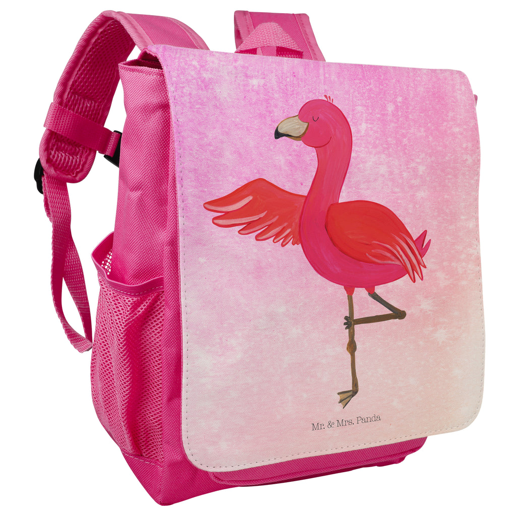 Kinderrucksack Flamingo Yoga Kids, Rucksack, Kinderrucksack, Kinder Rucksack, Rucksack Kindergröße, Kleiner Rucksack, Flamingo, Vogel, Yoga, Namaste, Achtsamkeit, Yoga-Übung, Entspannung, Ärger, Aufregen, Tiefenentspannung