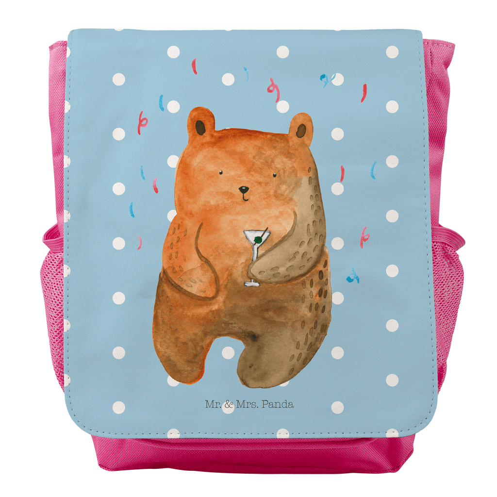 Kinderrucksack Bär Party Kids, Rucksack, Kinderrucksack, Kinder Rucksack, Rucksack Kindergröße, Kleiner Rucksack, Bär, Teddy, Teddybär, Geburtstag, Geburtstagsgeschenk, Geschenk, Party, Feiern, Abfeiern, Mitbringsel, Gute Laune, Lustig