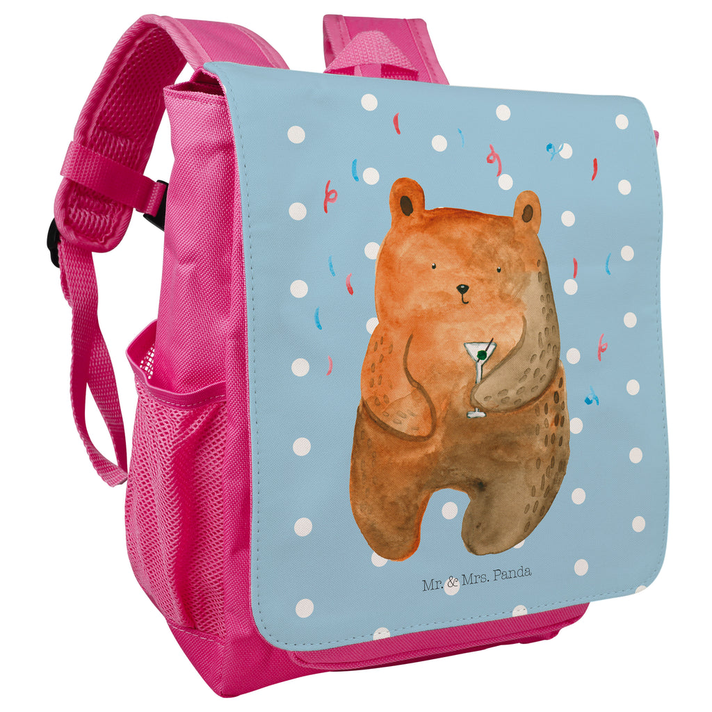 Kinderrucksack Bär Party Kids, Rucksack, Kinderrucksack, Kinder Rucksack, Rucksack Kindergröße, Kleiner Rucksack, Bär, Teddy, Teddybär, Geburtstag, Geburtstagsgeschenk, Geschenk, Party, Feiern, Abfeiern, Mitbringsel, Gute Laune, Lustig