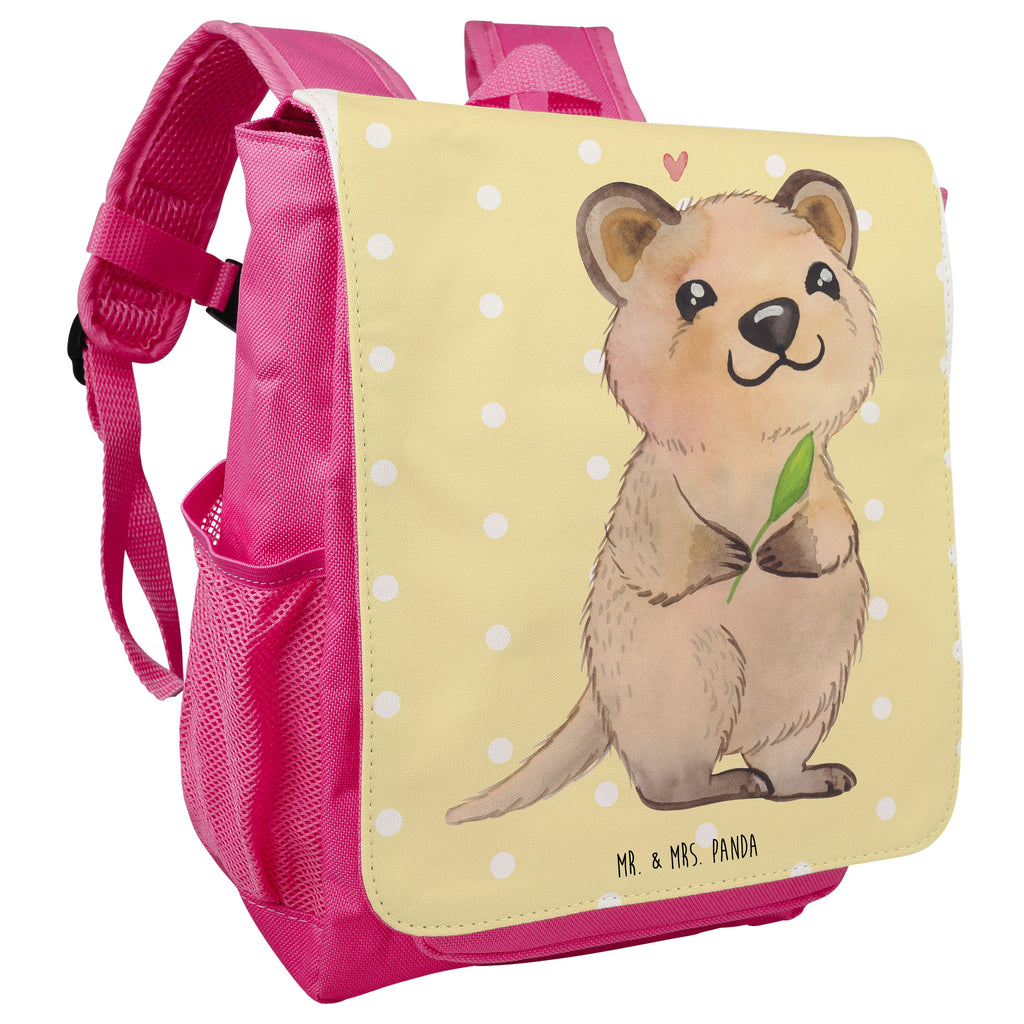 Kinderrucksack Quokka Happy Kids, Rucksack, Kinderrucksack, Kinder Rucksack, Rucksack Kindergröße, Kleiner Rucksack, süße Tiermotive, gute Laune, lustige Sprüche, Tiere, Quokka, Verschieben, Aufschieberitis, Lustiger Spruch, Niedliches Tier, Dinge erledigen