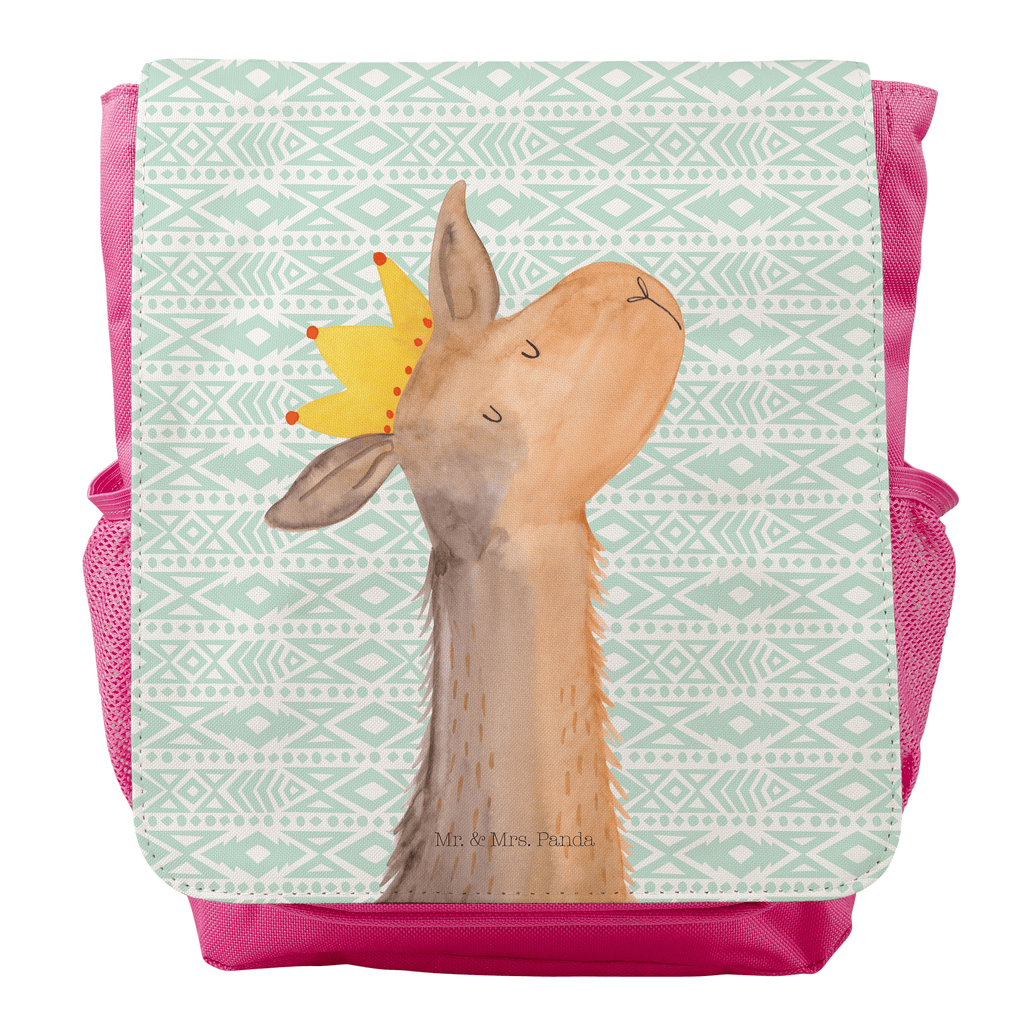 Kinderrucksack Lamakopf König Kids, Rucksack, Kinderrucksack, Kinder Rucksack, Rucksack Kindergröße, Kleiner Rucksack, Lama, Alpaka, Lamas, König, Königin, Freundin, Mama, Papa, Büro Kollege, Kollegin, Chef, Vorgesetzter, Abi, Abitur