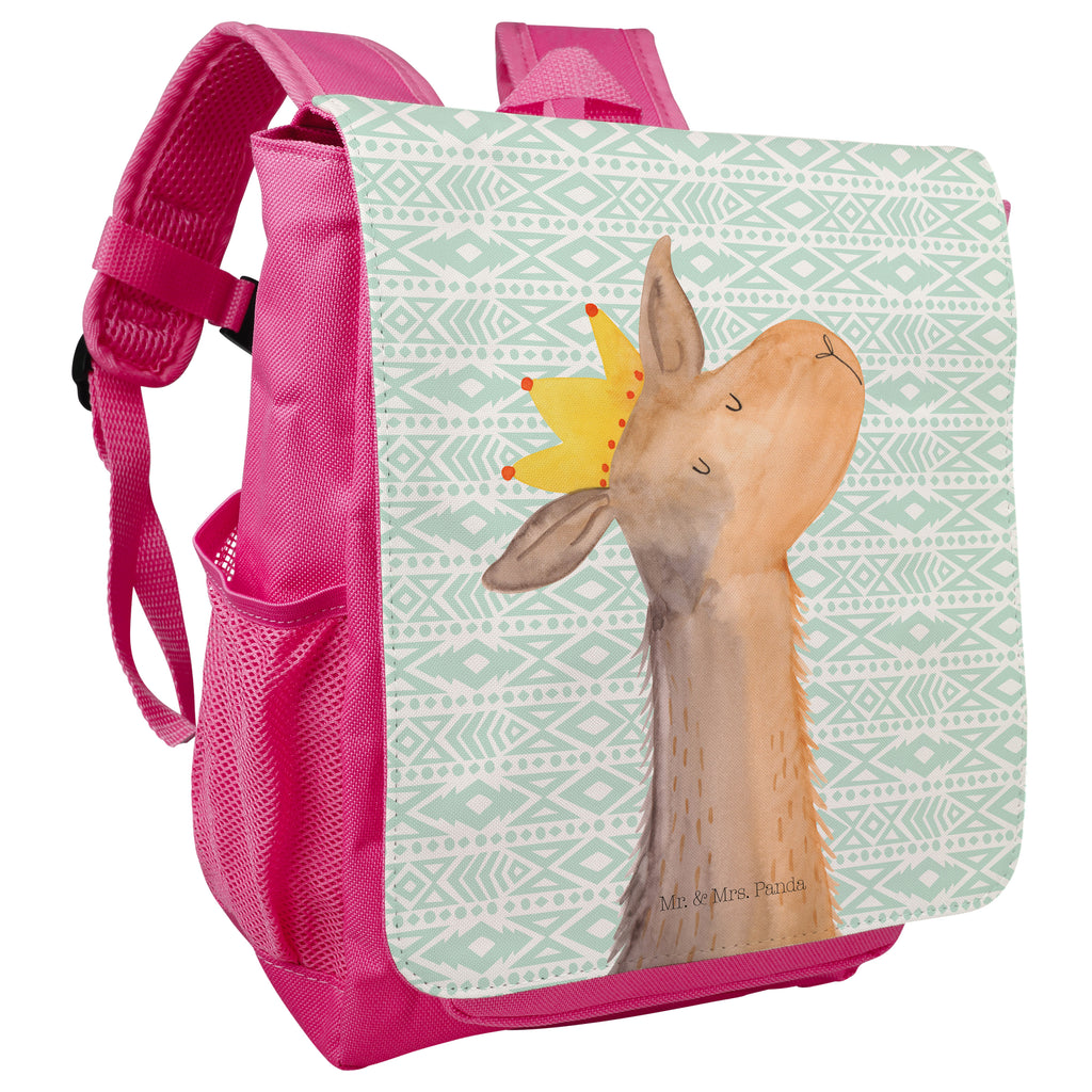 Kinderrucksack Lamakopf König Kids, Rucksack, Kinderrucksack, Kinder Rucksack, Rucksack Kindergröße, Kleiner Rucksack, Lama, Alpaka, Lamas, König, Königin, Freundin, Mama, Papa, Büro Kollege, Kollegin, Chef, Vorgesetzter, Abi, Abitur