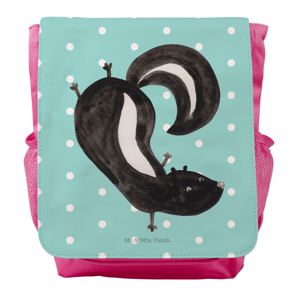 Kinderrucksack Stinktier Handstand Kids, Rucksack, Kinderrucksack, Kinder Rucksack, Rucksack Kindergröße, Kleiner Rucksack, Stinktier, Skunk, Wildtier, Raubtier, Stinker, Stinki, Spielplatz, verpielt, Kind