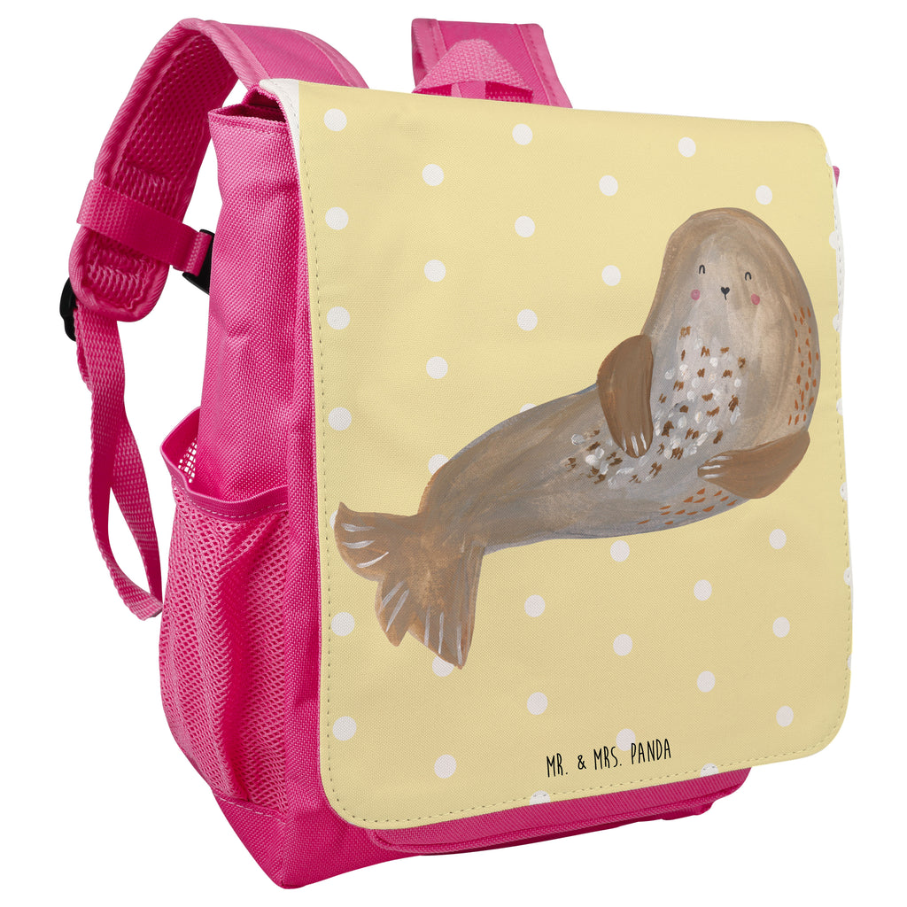 Kinderrucksack Robbe lachend Kids, Rucksack, Kinderrucksack, Kinder Rucksack, Rucksack Kindergröße, Kleiner Rucksack, Tiermotive, Gute Laune, lustige Sprüche, Tiere, Robbe, Robben, Seehund, Strand, Meerestier, Ostsee, Nordsee