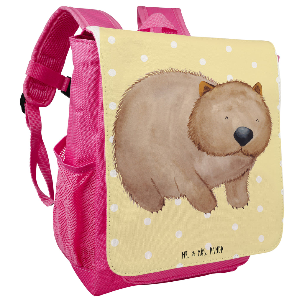 Kinderrucksack Wombat Kids, Rucksack, Kinderrucksack, Kinder Rucksack, Rucksack Kindergröße, Kleiner Rucksack, süße Tiermotive, gute Laune, lustige Sprüche, Tiere, Wombat, Das Leben ist schön, Motivation, Spruch, Australien