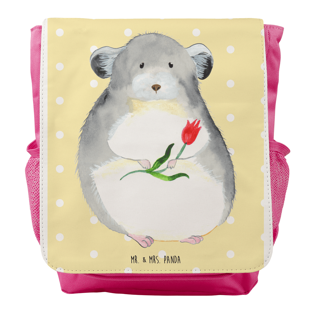 Kinderrucksack Chinchilla mit Blume Kids, Rucksack, Kinderrucksack, Kinder Rucksack, Rucksack Kindergröße, Kleiner Rucksack, Tiermotive, Gute Laune, lustige Sprüche, Tiere, Chinchilla, Chinchillas, Liebeskummer, Kummer, Depressionen, traurig sein, Chaos, Glücklichsein, Büro, Büroalltag
