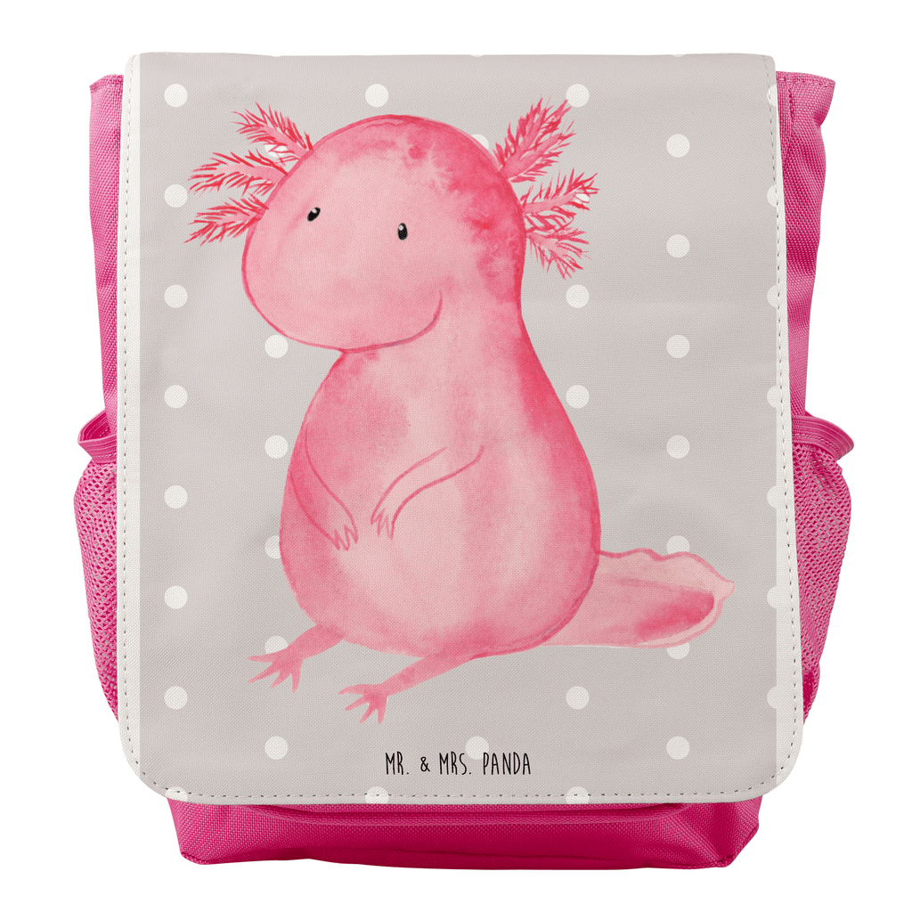 Kinderrucksack Axolotl Kids, Rucksack, Kinderrucksack, Kinder Rucksack, Rucksack Kindergröße, Kleiner Rucksack, Axolotl, Molch, Axolot, vergnügt, fröhlich, zufrieden, Lebensstil, Weisheit, Lebensweisheit, Liebe, Freundin