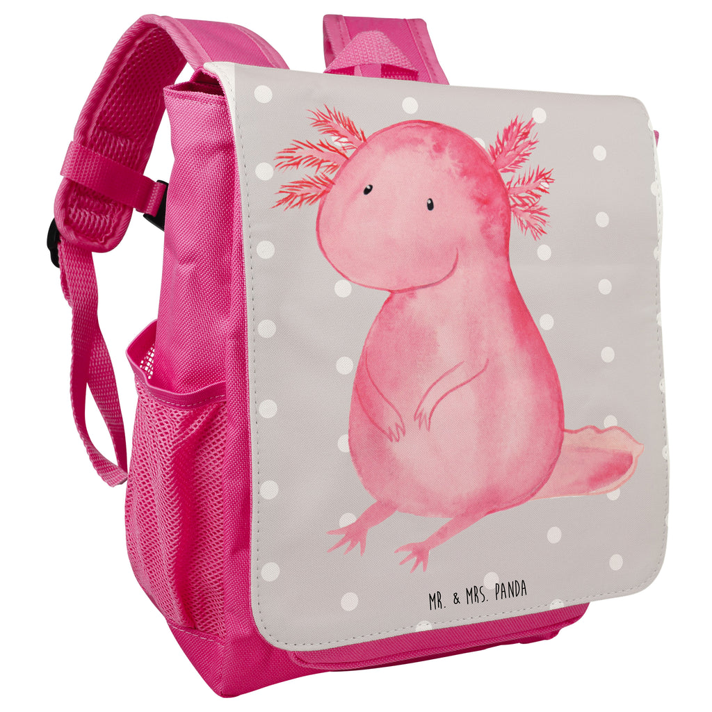 Kinderrucksack Axolotl Kids, Rucksack, Kinderrucksack, Kinder Rucksack, Rucksack Kindergröße, Kleiner Rucksack, Axolotl, Molch, Axolot, vergnügt, fröhlich, zufrieden, Lebensstil, Weisheit, Lebensweisheit, Liebe, Freundin